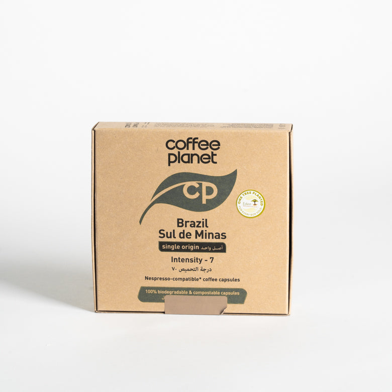 Brazil Sul de Minas Single Origin Coffee Capsules, 25 Pack